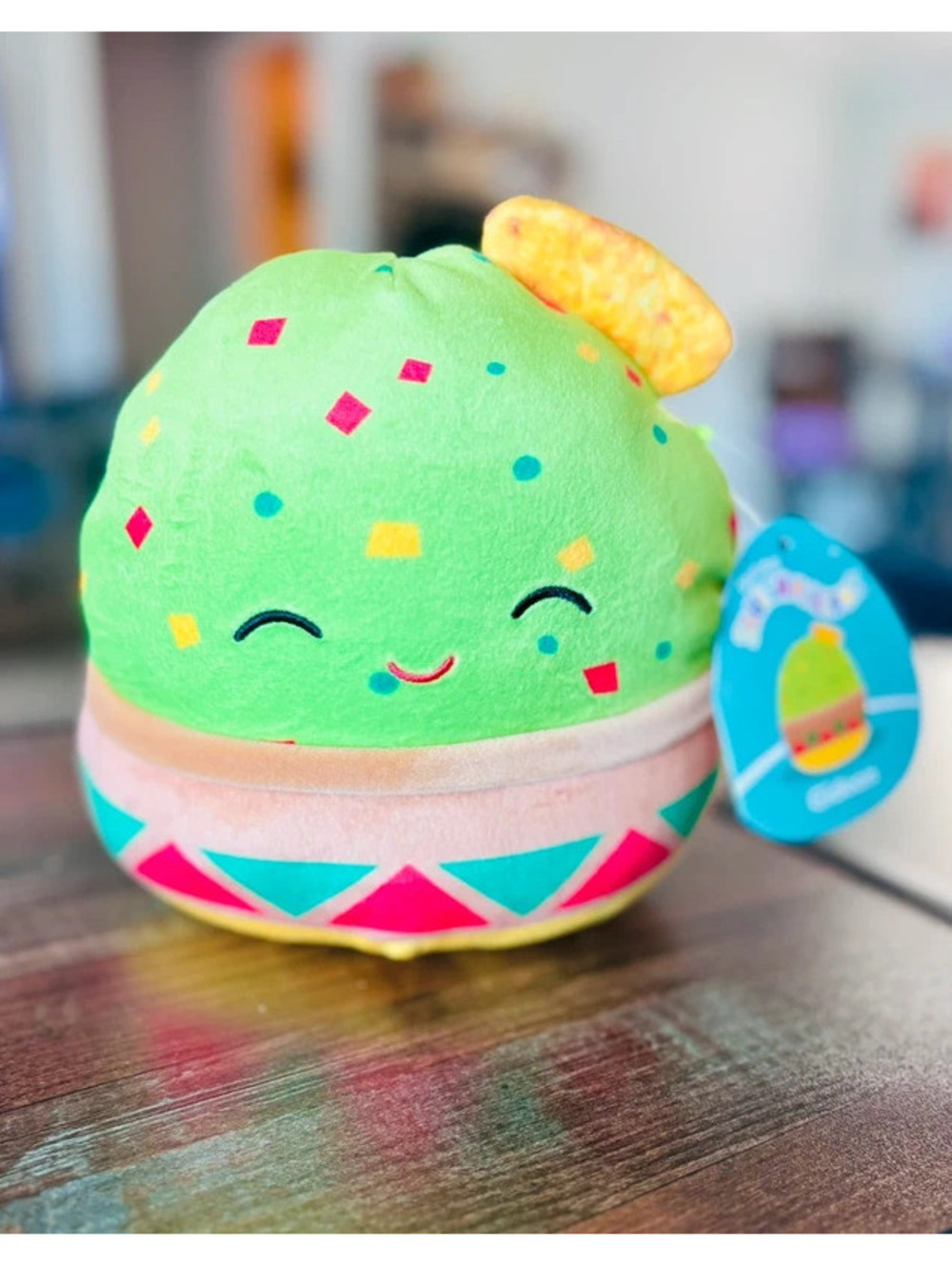 7.5 in Squishmallow NWT “Gideon” the Guac/Chip